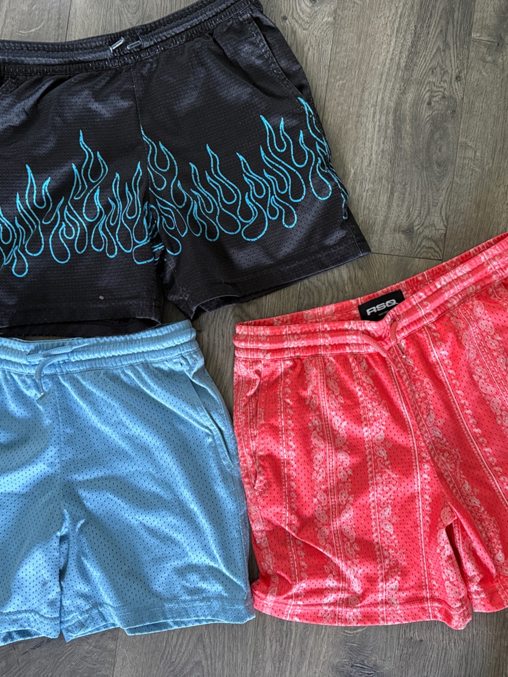 Boys RSQ xl mesh shorts bundle of three.